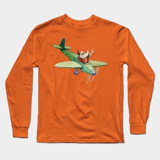 Xmas Santa Pilot Long Sleeve T-Shirt